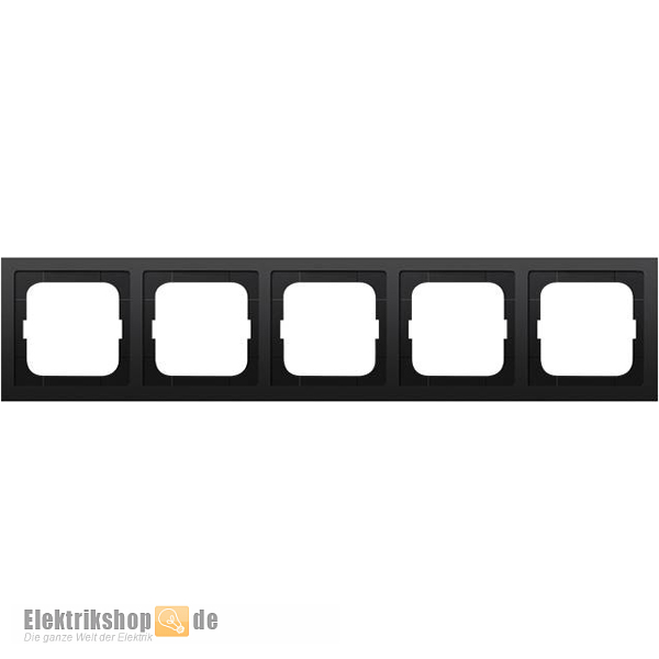 Future Linear Rahmen 5-fach schwarz matt 1725-885K Busch-Jaeger