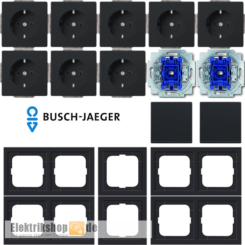 Spar-Set Future Linear anthrazit Busch Jaeger