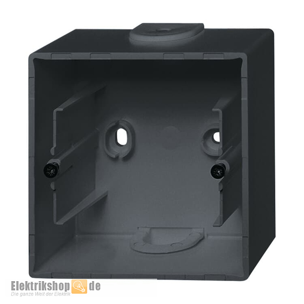 Future Linear Aufputz-Gehäuse 1-fach schwarz 1701-885 Busch-Jaeger
