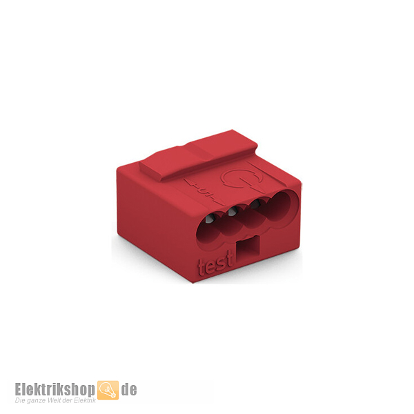 MICRO-Verbindungsdosenklemme 4-Leiter rot 243-804 WAGO