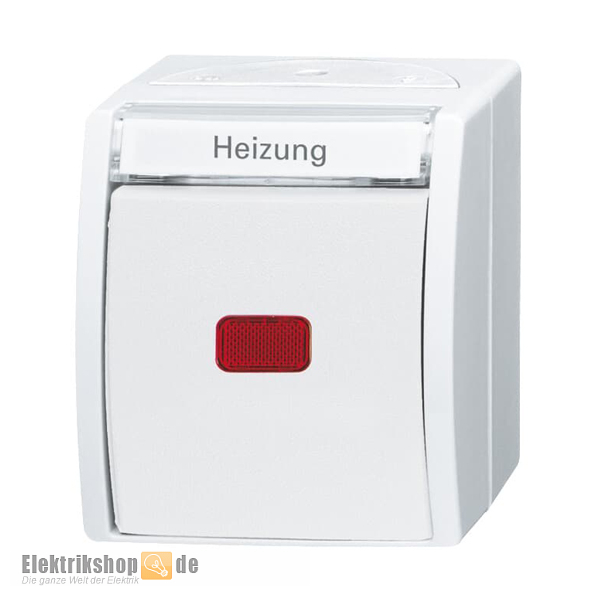 Heizung-Notschalter alpinweiß 2P Ocean 2601/2 SKWNH-54 Busch Jaeger