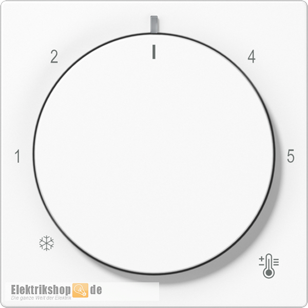 Abdeckung Raumtemperaturregler alpinweiß A1749BFWW Jung