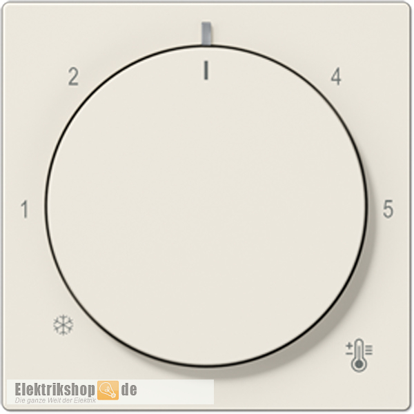 Abdeckung Raumtemperaturregler weiß/cremeweiß A1749BF Jung
