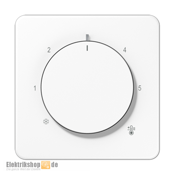 Abdeckung Raumtemperaturregler alpinweiß CD1749BFWW Jung