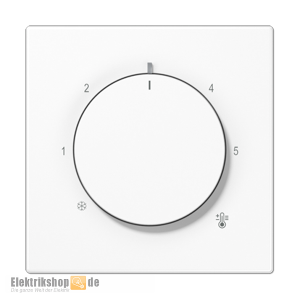 Abdeckung Raumtemperaturregler alpinweiß LS1749BFWW Jung