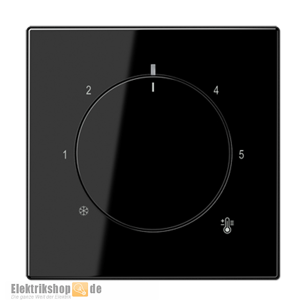 Abdeckung Raumtemperaturregler schwarz LS1749BFSW Jung