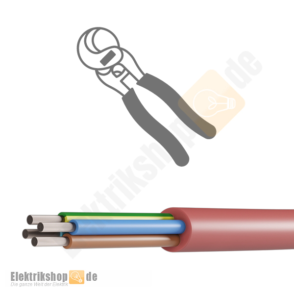 SIHF-J 4x0,75 mm² Silikon Schlauchleitung