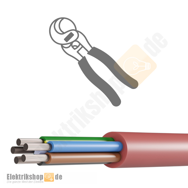 SIHF-J 5x2,5 mm² Silikon Schlauchleitung