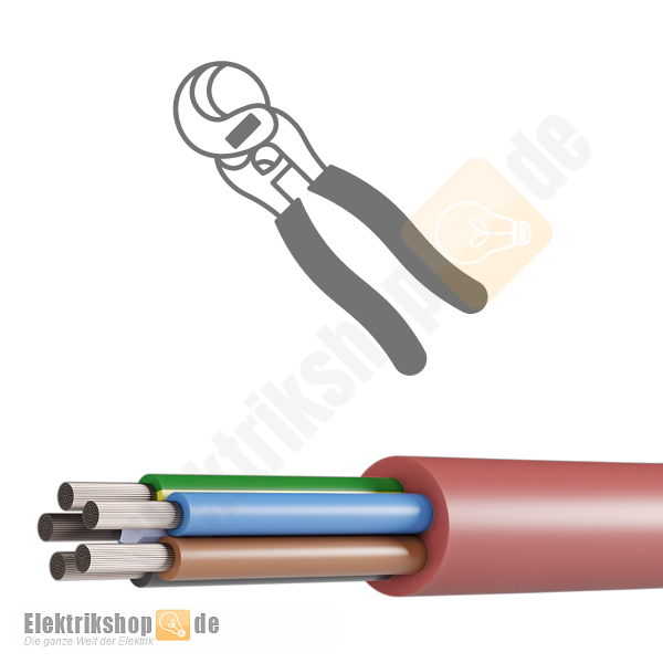 SIHF-J 5x4 mm² Silikon Schlauchleitung