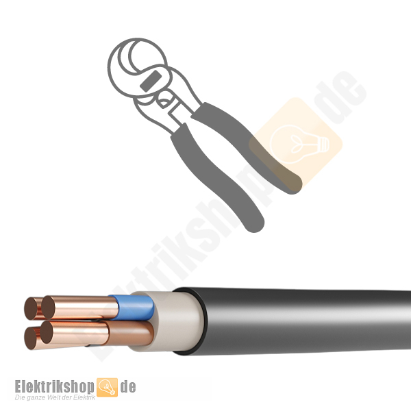 NYY-O 4x4 mm² Erdkabel ohne Schutzleiter