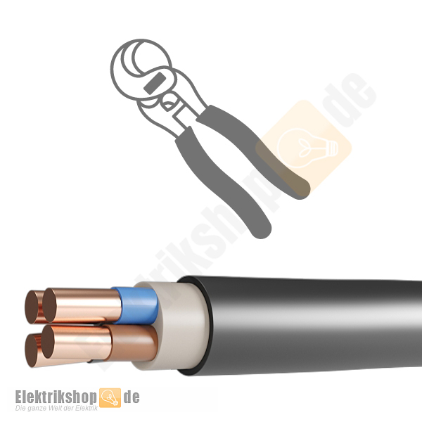 NYY-O 4x16 mm² Erdkabel ohne Schutzleiter