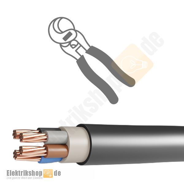NYY-O 4x25 mm² Erdkabel ohne Schutzleiter