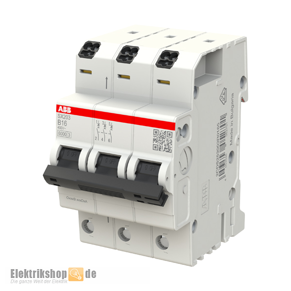 3B16 Sicherungsautomat 3P B 16A FLEXLINE SX203-B16 ABB