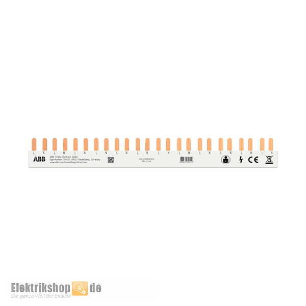 Phasenschiene 1P+N 24Pins 12 TE FLEXLINE PSX1/24N ABB
