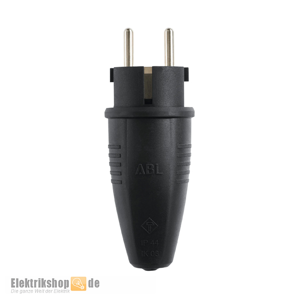 Gummi Stecker schwarz IP44 Original 100000039 ABL