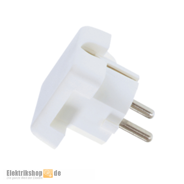 Schuko-Winkelstecker weiß 911.270 Bachmann