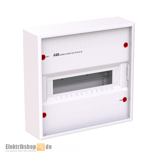 AP-Stromkreisverteiler AK612N2 1-reihig Striebel und John