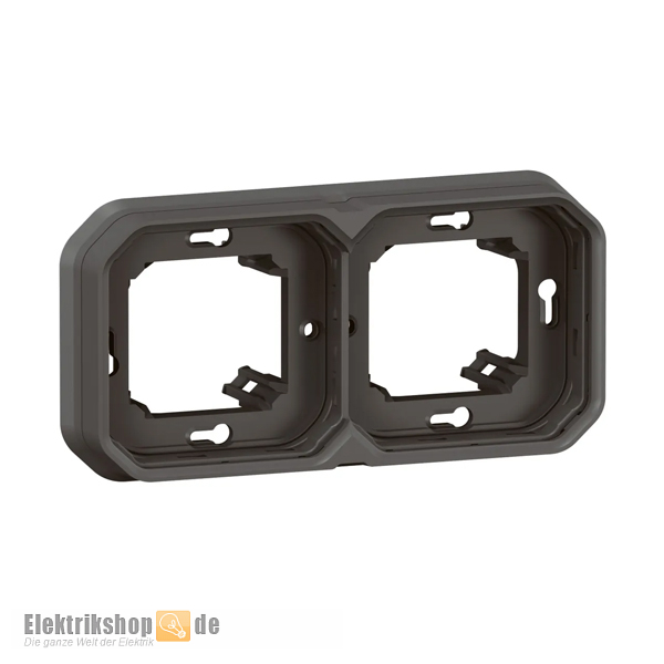 2-fach FR-Unterputz Tragring Plexo New FRAP anthrazit 069607L Legrand