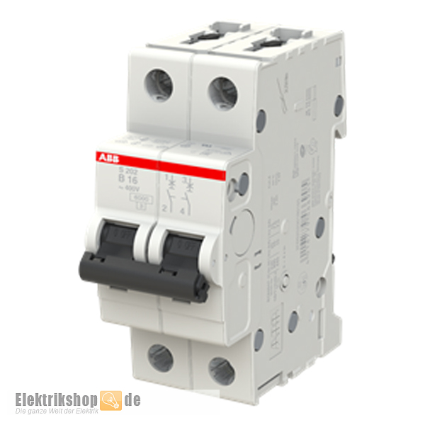 2B16 Leitungsschutzschalter B-16A 2polig S202-B16 ABB