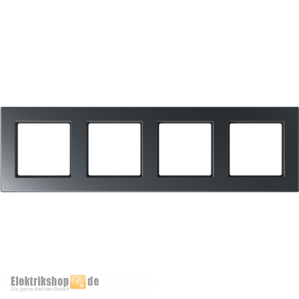 Rahmen 4-fach anthrazit matt A 5584 BF ANM Jung
