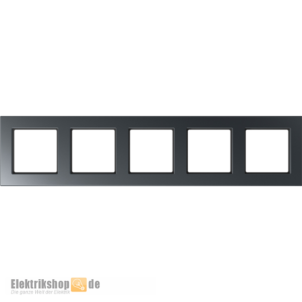 Rahmen 5-fach anthrazit matt A 5585 BF ANM Jung
