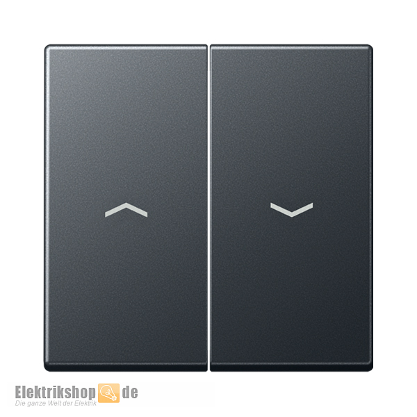 Wippe Jalousie mit Pfeilsymbol anthrazit matt A 595 BF P ANM Jung