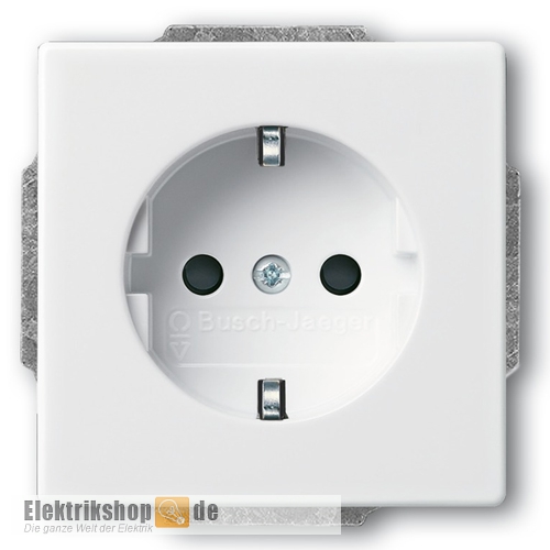 Future Linear Kombi-Steckdose studioweiß MATT 20 EUC-884 Busch-Jaeger