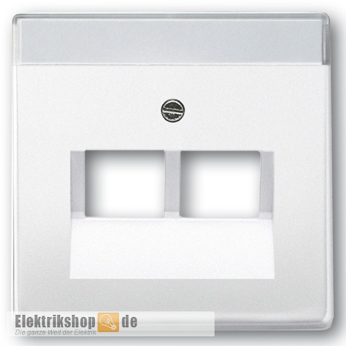 Future Linear Zentralscheibe UAE 2-fach studioweiß MATT 1803-02-884 Busch-Jaeger