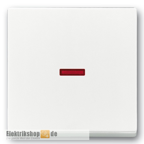 Future Linear Wippe Kontroll mini Kalotte rot studioweiß MATT 1789-884 Busch Jaeger