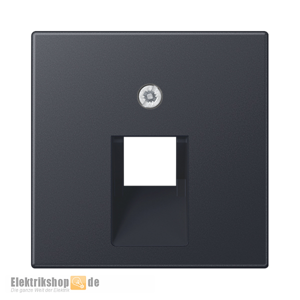 Abdeckung UAE/IAE/ISDN 1-fach anthrazit matt A 569-1 BFPLUA ANM Jung