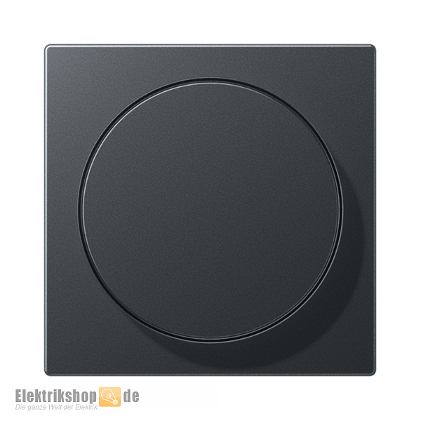 Abdeckung Drehdimmer anthrazit matt A 1740 BF ANM Jung