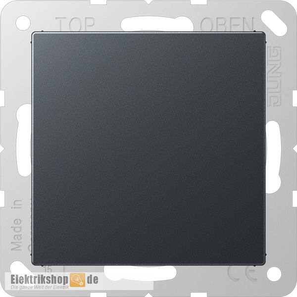 Blind-Abdeckung mit Tragring anthrazit matt A 594-0 ANM Jung
