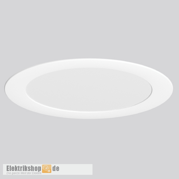 LED-Einbaudownlight weiß 18W 4000K TOLEDO FLAT round RZB