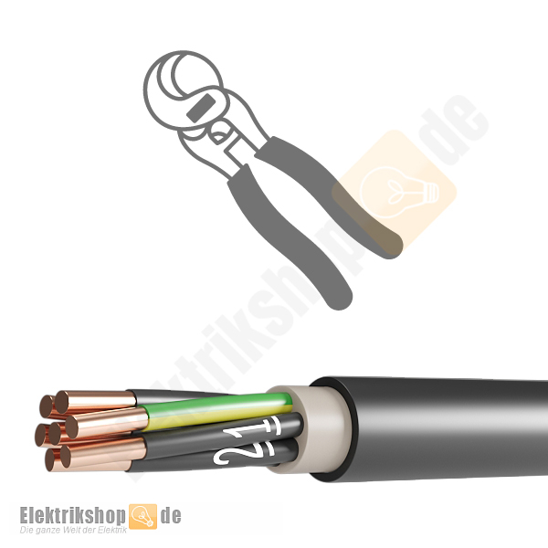 NYY-J 7x1,5 Erdkabel