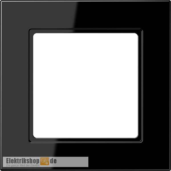 Rahmen 1-fach schwarz glänzend A 5581 BF SW Jung