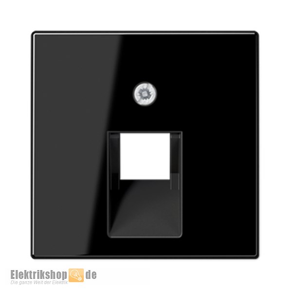 Abdeckung UAE/IAE/ISDN 1-fach sw glänzend A 569-1 PLUA SW Jung