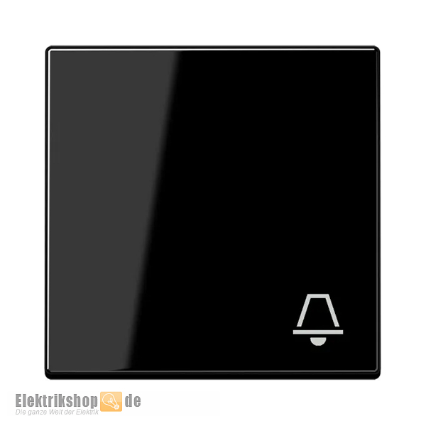 Wippe Symbol Klingel schwarz glänzend A 590 K SW Jung