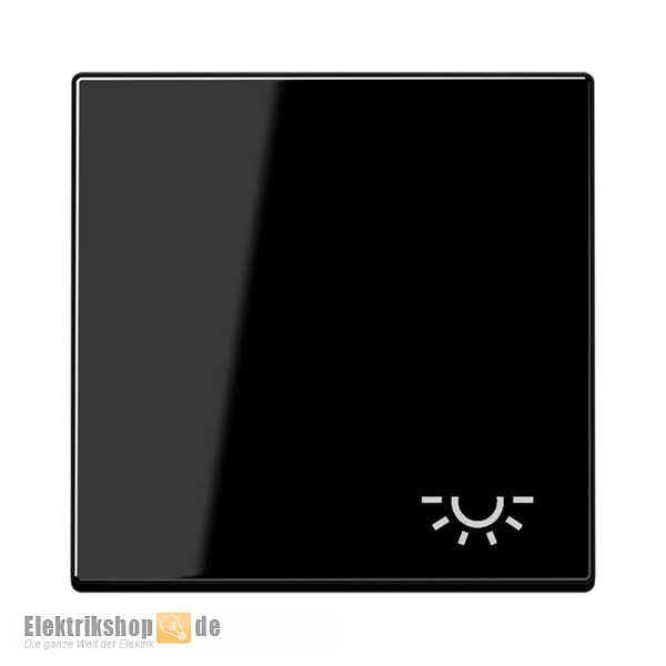 Wippe Symbol Licht schwarz glänzend AS 590 L SW Jung