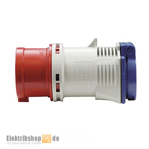 CEE-Adapterstecker 16A / 1 Schukosteckdose 9433020 PCE