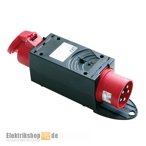 Adapter CEE32-5 Stecker auf CEE16-5 Kupplung (16A abgesichert)