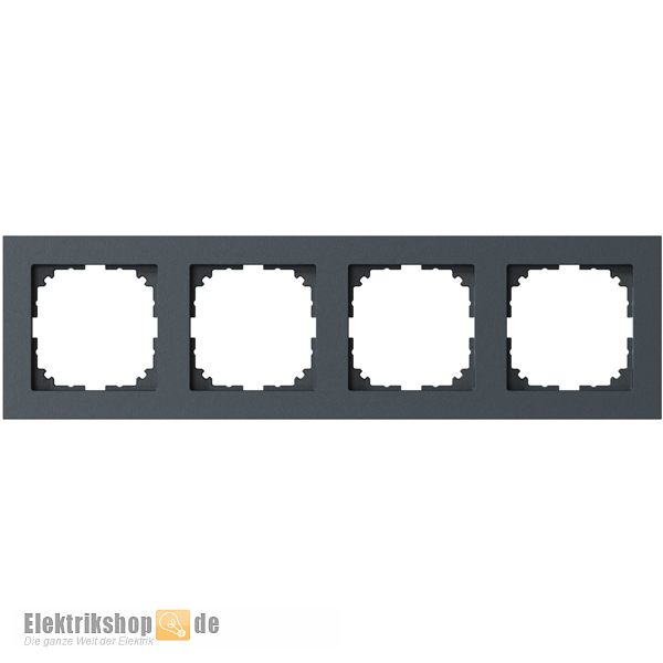 Rahmen 4-fach M-Pure anthrazit MEG4040-3614 Merten