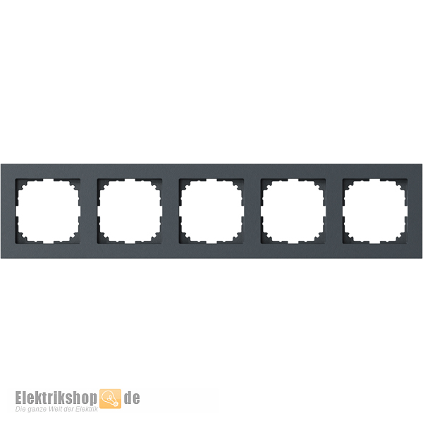 Rahmen 5-fach M-Pure anthrazit MEG4050-3614 Merten