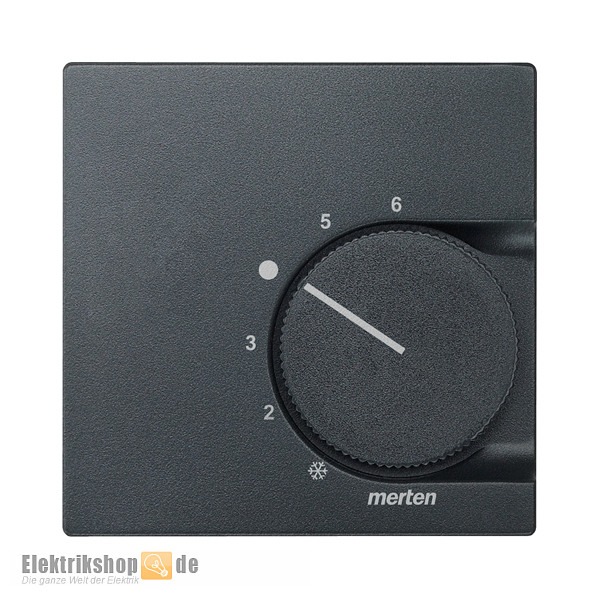 Zentralplatte für Raumtemperaturregler-Einsatz anthrazit 536214 Merten