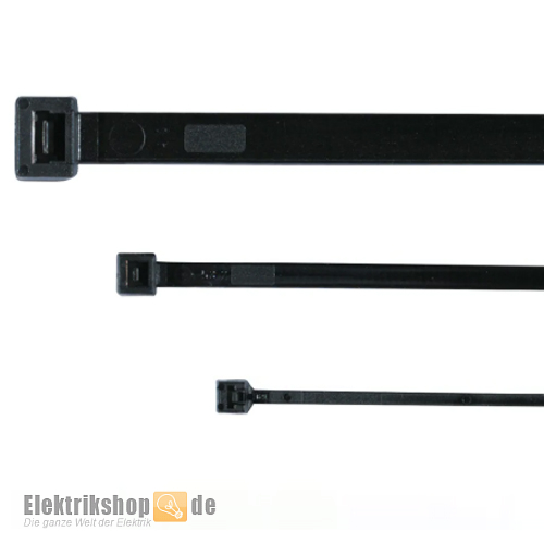 100 Stk. Kabelbinder 7,5x450 mm schwarz 181874 Cimco
