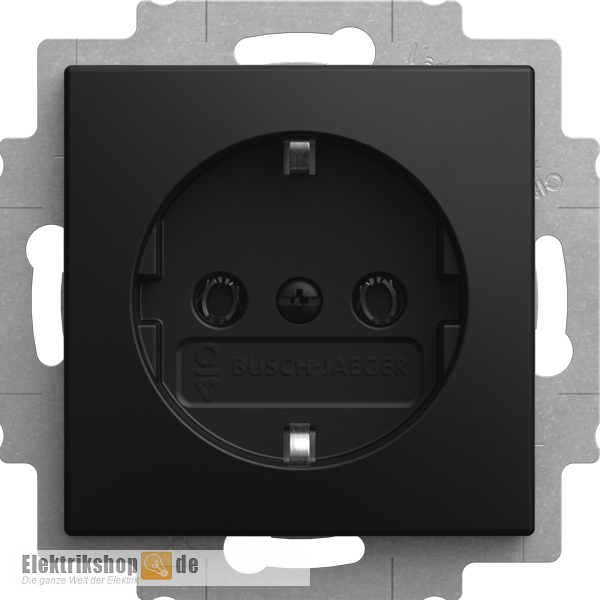 Balance SI Kombi-Steckdose schwarz matt 20 EUC-915 Busch-Jaeger