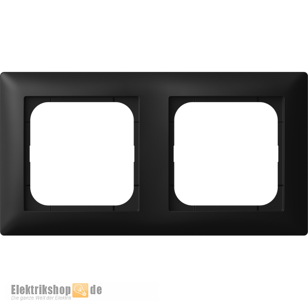 Balance SI Rahmen 2-fach schwarz matt 1722-915 Busch-Jaeger