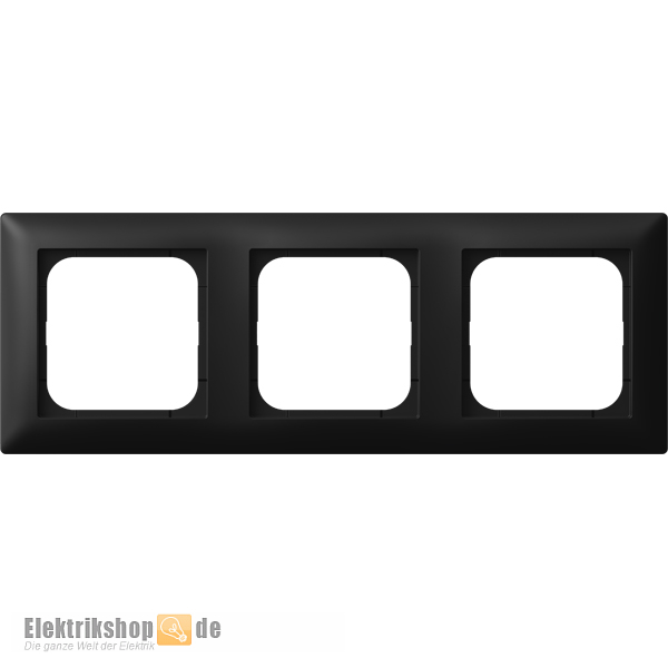 Balance SI Rahmen 3-fach schwarz matt 1723-915 Busch-Jaeger