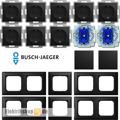 Spar-Set Balance SI schwarz matt Busch Jaeger