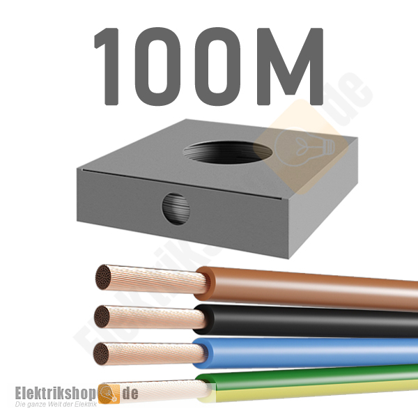 100m Ring H07V-K 2,5 PVC-Aderleitung flexibel