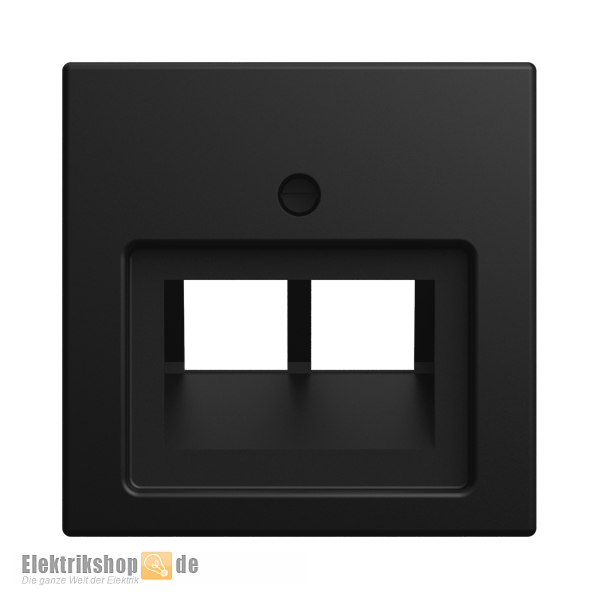 Balance SI Zentralscheibe UAE 2-fach schwarz matt 1803-02-915 Busch-Jaeger